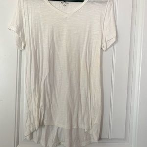 white plain womens t-shirt